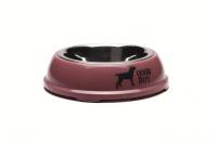 Миска для собак "Good Boy", диаметр 21 см, розовая