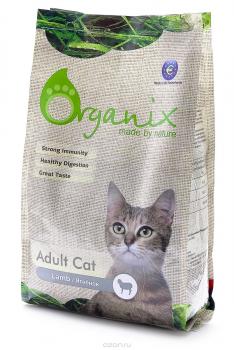 Organix Органик Гипоаллергенный Сухой Корм для взрослых кошек с ягненком
