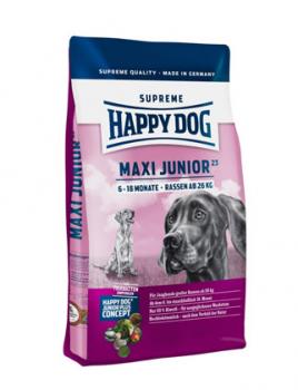 Happy dog Сухой корм Для щенков крупных пород: 6-12мес. (Supreme Maxi Junior 23)