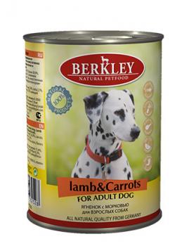 Berkley Влажный корм для собак с ягненком и морковью