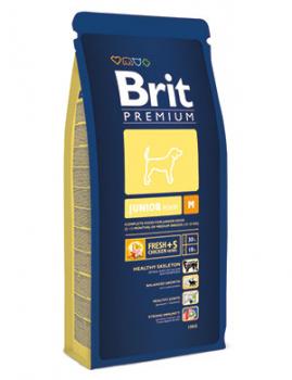 Brit Сухие корма Premium для щенков средних пород: 2-12мес. (Junior M) 132364