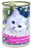 Nero Gold Неро Голд консервы для кошек "Сочная говядина"