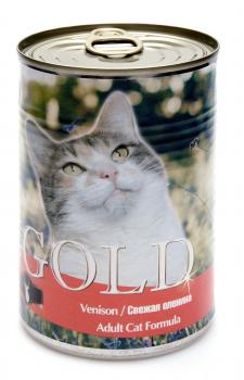 Nero Gold Неро Голд консервы для кошек Свежая Оленина