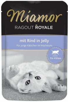 MIAMOR Ragout Royale Kitten Rind in Jelly Миамор Влажный корм для Котят рагу в Желе Говядина