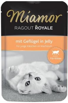 MIAMOR Ragout Royale Kitten Geflugel in Jelly Миамор Влажный корм для Котят рагу в Желе Домашняя Птица