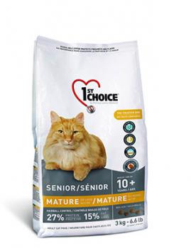1st Choice Сухой корм Для пожилых кошек (старше 10 лет) - на курице (Mature or Less Active)