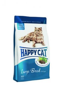Happy Cat Сухой корм Для крупных кошек с курицей, кроликом, ягненком (Adult X-Large)