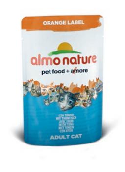 Almo Nature Алмо Нечерал Паучи для Кошек с Тунцом (Orange Label Cat Tuna)