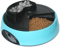 Feedex автокормушка на 4 кормления для сухого корма и консервов, с емкостью для льда голубая PF1B