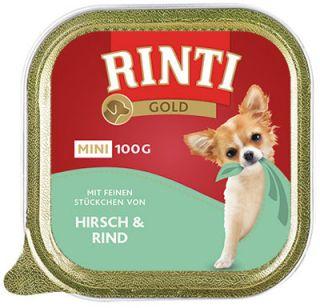 RINTI Gold MINI mit Hirsch & Rind - "Ринти Голд Мини" с олениной и говядиной для собак мелких пород - ламистер