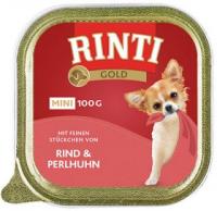 RINTI Gold MINI mit Rind & Perlhuhn - "Ринти Голд Мини" с говядиной и цесаркой для собак мелких пород - ламистер