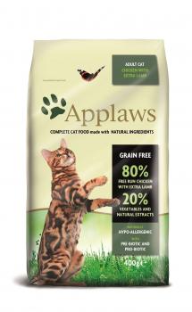 Applaws Эплоус беззерновой сухой корм для кошек "Курица и ягненок 80/20%", Dry Cat Chicken with Lamb