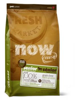 NOW Natural holistic Fresh Senior Small Breed Recipe Grain Free Сухой корм Беззерновой для Пожилых собак Мелких пород Индейка Утка Овощи