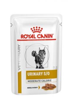 Royal Canin Urinary Moderate Calorie Влажный корм для кошек при лечении и профилактике мочекаменной болезни в соусе 