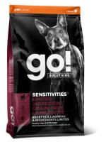 GO!  Сухой корм беззерновой для щенков и собак с ягненком для чувствительного пищеварения