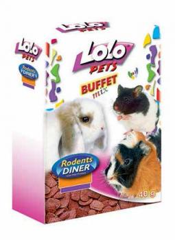 LoLo Pets Flakes Beetroot Лакомство для всех грызунов Хлопья Свекольные