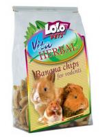 Lolo Pets Herbal Banana Chips Хербал Банановые чипсы для грызунов