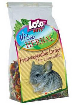 Lolo Pets Herbal Fruit-Vegetable Larder Хербал Кладовая овощей и фруктов для шиншилл