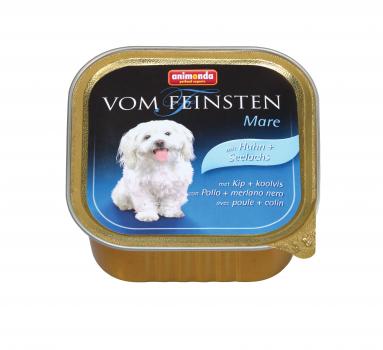 Animonda Vom Feinsten консервы с курицей и сайдой для взрослых собак