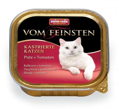 Animonda Vom Feinsten Анимонда Корм влажный для кастрированных кошек с индейкой и томатами