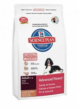 Hill?s Science Plan™ Canine Adult Advanced Fitness™ LgBreed Lamb & Rice Для взр. собак средних пород с ягненком и рисом