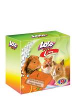 LoLo Pets Mineral block for rodents- Orange Минеральный камень с апельсином для грызунов