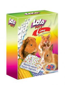 LoLo Pets Mineral block for rodents- Popcorn XL Минеральный камень с крекерами для грызунов XL