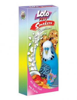Lolo Pets Smakers с фруктами Budgies  Smakers с фруктами для волнистых попугаев