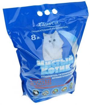 Купить Чистый котик силикагелевый наполнитель для кошачьего туалета