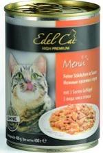 Edel Cat Консервы для кошек 3 вида мяса