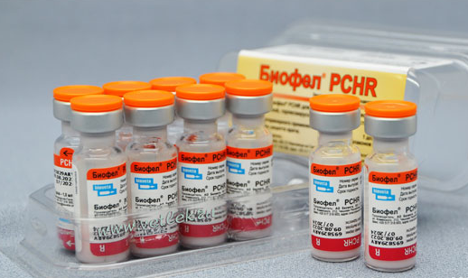 Биофел PCHR  вакцина для профилактики панлейкопении, калицивирусной, герпесвирусной инфекций и бешенства кошек (Чехия)
