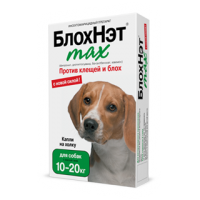 БлохНэт max – капли на холку от блох и клещей для собак весом от 20 до 30 кг
