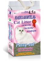 Pussy-cat Комкующийся наполнитель "Розовый"