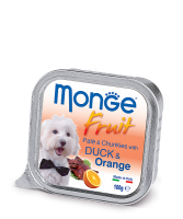 Monge PATE & CHUNKIES with Duck & Orange Монж Нежный паштет из утки с апельсином