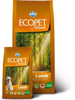 Ecopet Natural Mini Lamb  Сухой корм для собак мелких пород Ягненок
