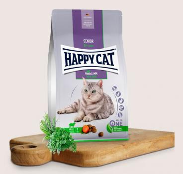 Happy Cat Сухой корм Для пожилых кошек (Adult Senior +8) Новый дизайн!
