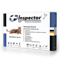 Inspector капли для кошек от 1 до 4 кг Капли от внешних и внутренних паразитов