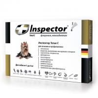 Inspector капли для собак от 1 до 4 кг Капли от внешних и внутренних паразитов