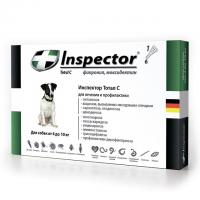 Inspector капли для собак от 4 до 10 кг Капли от внешних и внутренних паразитов