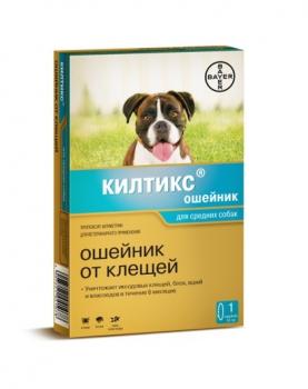 Килтикс ошейник от блох и клещей для средних собак. 53 см