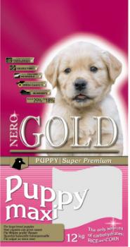 Nero Gold Puppy Maxi Неро Голд Сухой корм для щенков крупных пород: курица и рис