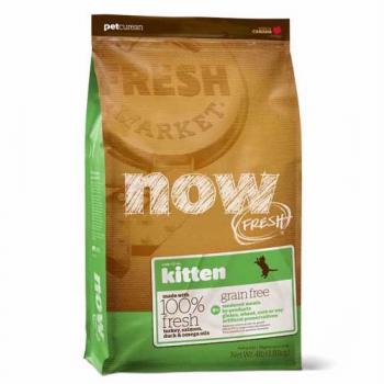 NOW Natural Kitten Fresh Grain Free Нау Киттен беззерновой для котят с индейкой, уткой и овощами