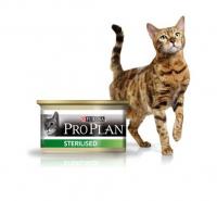 PRO PLAN Sterilised Про план Стерилайз Влажный корм для взрослых стерилизованных кошек и кастрированных котов