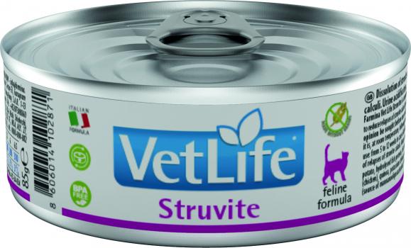 Farmina Vet Life Struvite Ветлайф Струвит  влажный корм для кошек для лечения и профилактики рецидивов струвитного уролитиаза