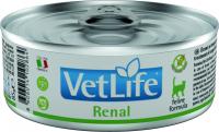 Farmina Vet Life Renal  диетический влажный корм для кошек Поддержание функции почек при почечной недостаточности